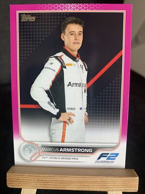 2022 Topps Formula 1 F1 Marcus Armstrong Fuchsia /150 #84 Hitech Grand Prix