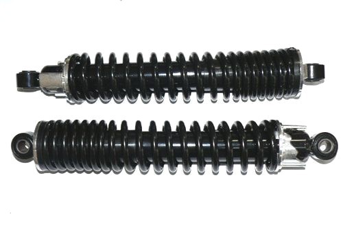 Amortisseurs arrière 325mm noirs à précharge réglable pour un confort sur mesure