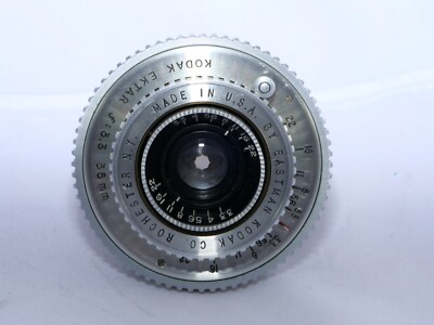Kodak EKTRA 35mm/3.3 Ektar Compact Wide Angle lens. Case