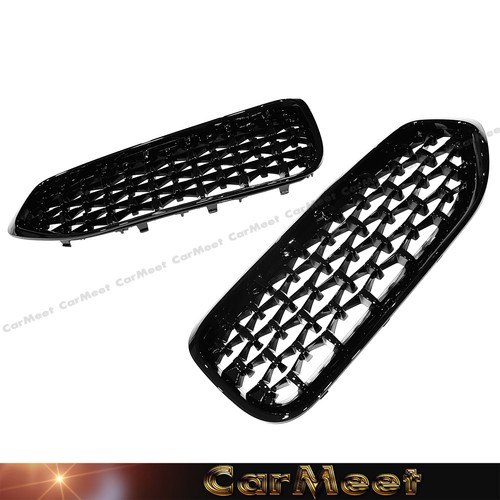 For 19-22 BMW G29 Z4 Roaster Diamond Look Front Kidney Grille Gloss Black Paint - Picture 5 of 5