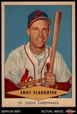 1954 Red Heart Enos Slaughter Cardinals HOF 7 - NM