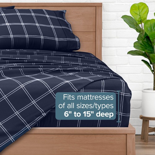 Bare Home 1800 Ultra-Soft Sheet Set Prints - Deep Pockets - Bild 41 von 126