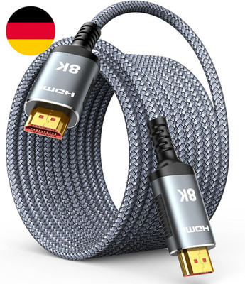 Highwings HDMI Kabel 10Meter 8K, HDMI 2.1 Kabel 48Gbps Ultra Highspeed 8K@60Hz 4