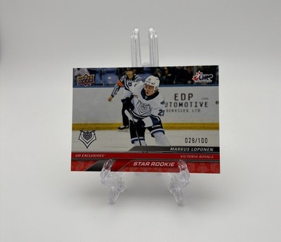 2024-25 Upper Deck CHL - UD Exclusives /100 Markus Loponen #389