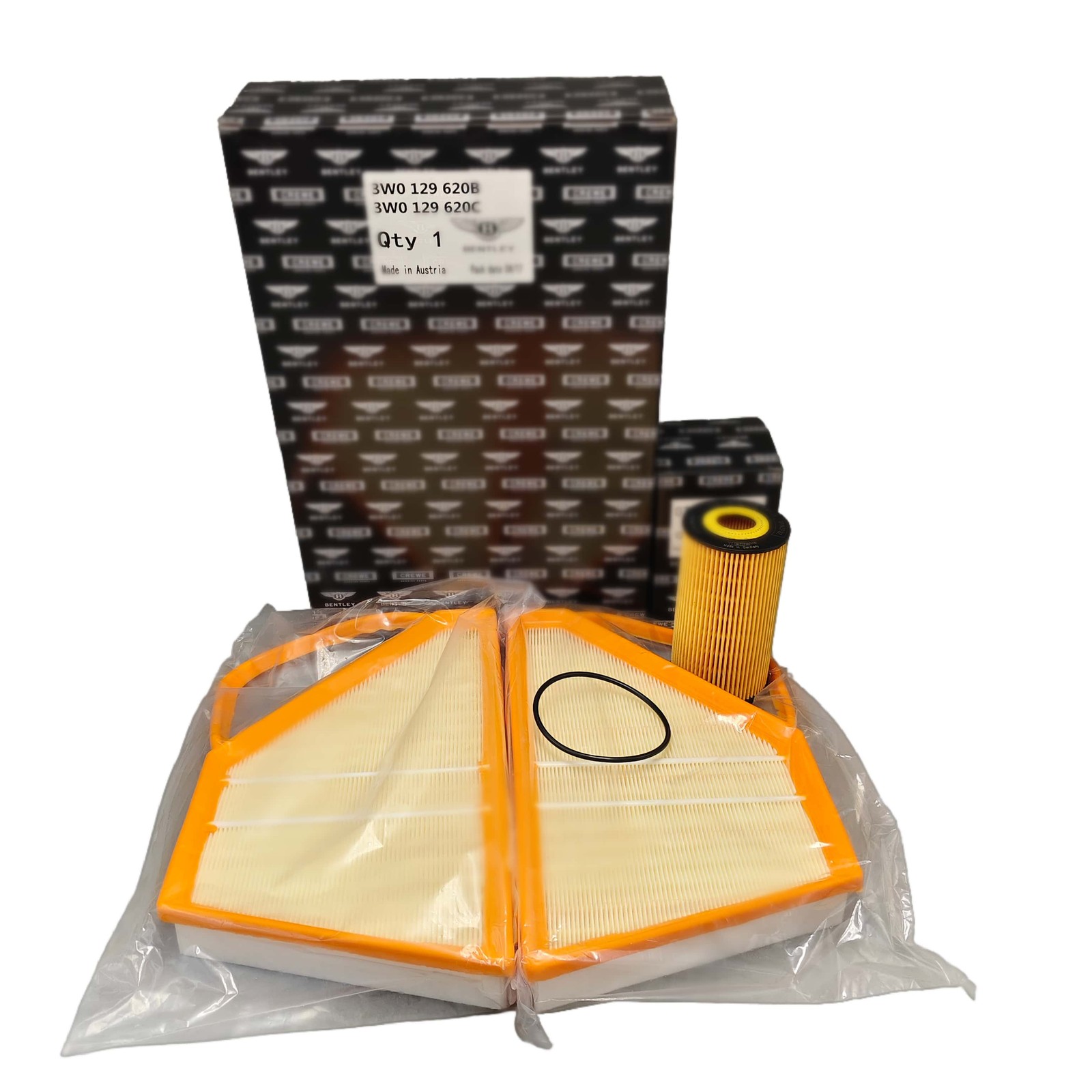 For Engine Air Filter&Oil Filter Set Bentley Continental Gt W12 Service Kit