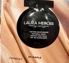 2x Laura Mercier Long-Wear Tinted Moisturizer sunscreen Natural SPF 30 2N Maple