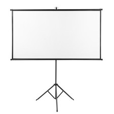 Projektionsleinwand 80 Zoll mit Stativ Beamer Leinwand h&ouml;henverstellbar 16:9