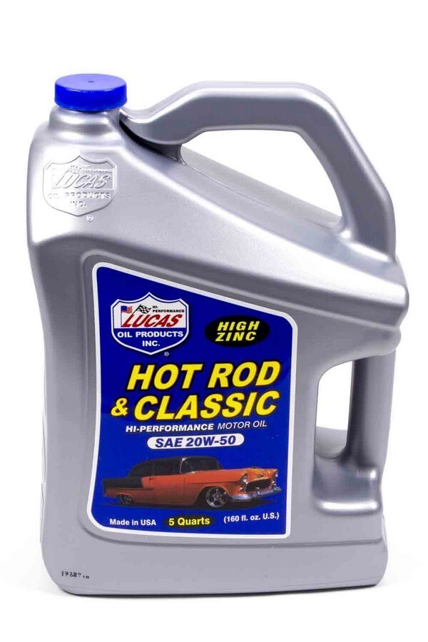 5qt Jug High Zinc Conventional - Lucas Oil Hot Rod Car