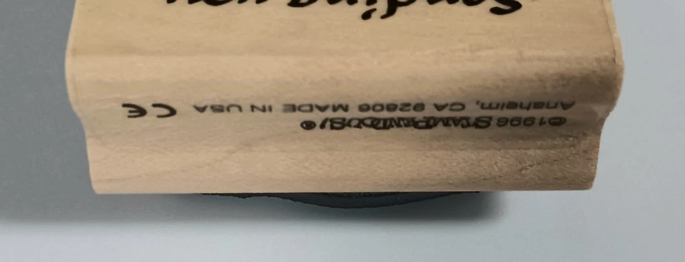 Stampendous! Sending Wishes Rubber Stamp - Image 4 of 4