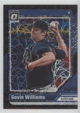 2024 Panini Donruss Optic Black Velocity Prizm 34/39 Gavin Williams #45 5q7