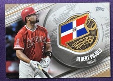 2020 Albert Pujols Topps Series 1 Global Game Medallions Gold /50 #GGM-AP