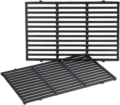 GFTIME 49,5x32,5cm Gusseisen Grillrost für Weber Genesis & Enders Monroe 3 Gasgr