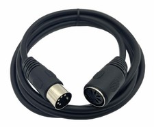 5-Pin DIN MIDI Male to Female Adapter Extension Cable, for Keyboard Synth,MID...