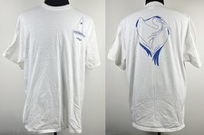 T-shirt Hallberg-Rassy 46 indaco costruzione svedese barca a vela yacht airone bianco S/S XL