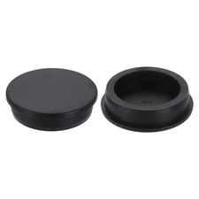 2Pcs Silicone Hole Plugs Round Rubber Stopper for 55mm/2.17" Hole Black