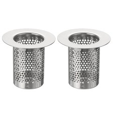 2Pcs Bathroom Sink Strainer Fit for Dia 1.42"-2" Drain Hole 50mm/1.97" Deep