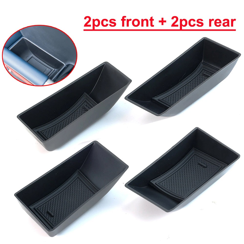 Car Door Side Handle Catch Storage Box Covers For BYD Atto 3 Yuan Plus 2022-2024