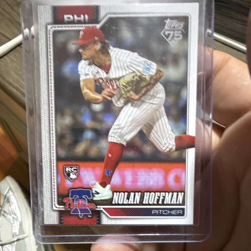 Topps 2026 series Two Nolan Hoffman Rookie Philadelphia Phillies #666