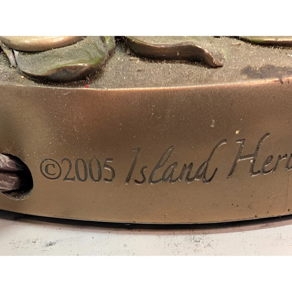 Vtg 2005 Island Heritage Aloha Hawaii Hula Girl Ukulele Lamp Home Decor Working - Image 3 of 4