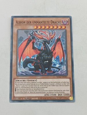 Yu-Gi-Oh Einzelkarte Albion der ummantelte Drache bespielt