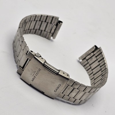 17 mm Casio Wave Ceptor 325A Stainless Steel Vintage Men s Watch Bracelet