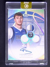 32/49 JSY# 1/1 2025-26 Topps Three (3) Cooper Flagg RC Rookie 3 Patch Auto RPA