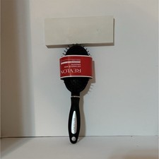 Revlon Detangle  Smooth Oval Cushion Brush Black Soft Feel