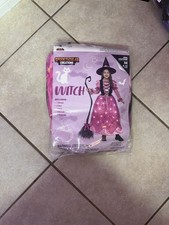 Spooktacular Creations Girls Witch Costume Long W Lights Medium 8-10y
