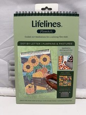 Lifelines FlowArt Dot-by-Letter Pumpkins  Pastures Meditation Art Kit