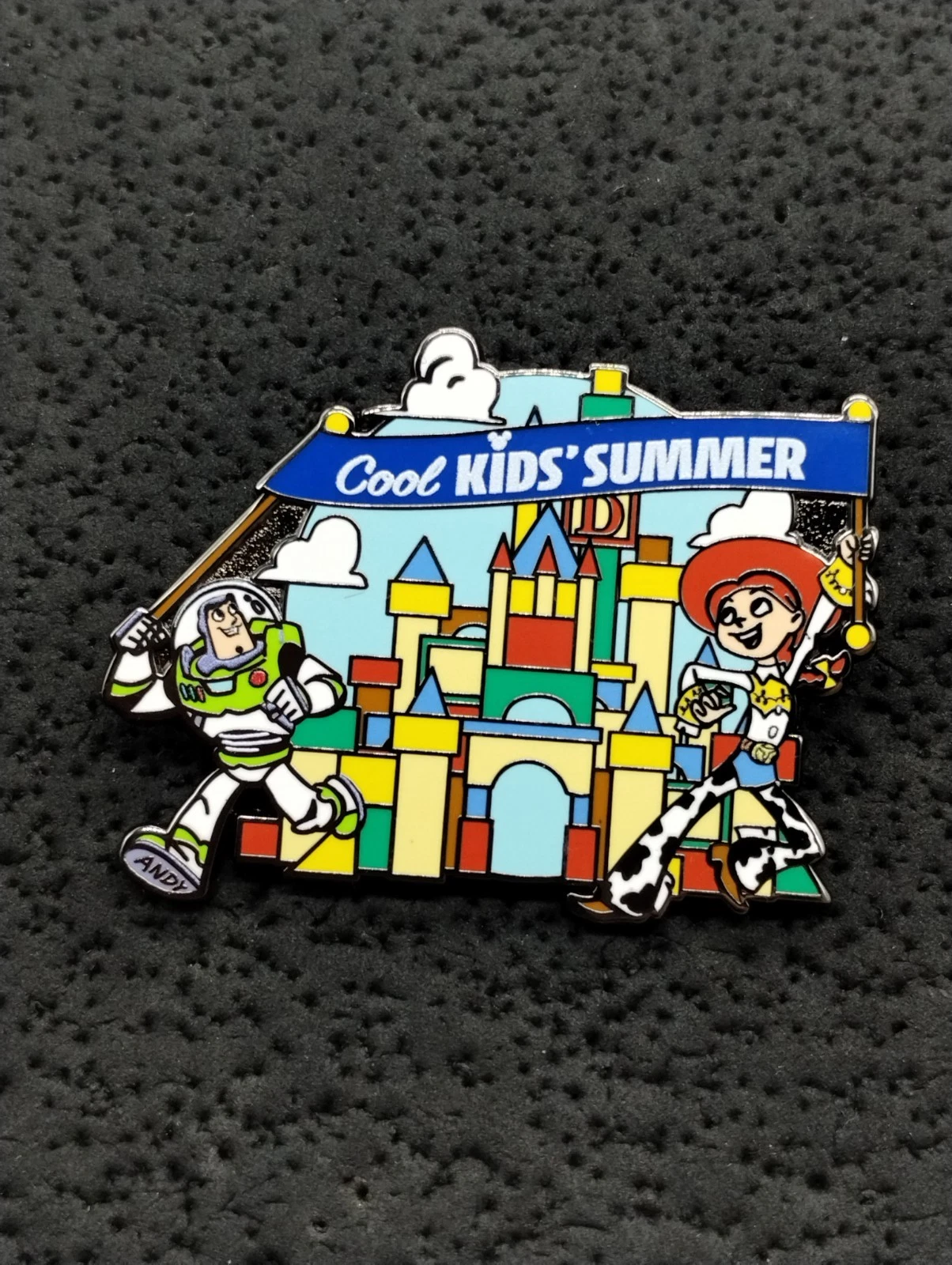 2026 Disney World Cool Kids Summer Toy Story 5 with Buzz & Jessie Trading Pin
