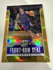 GOLD 2018 Panini Contenders Optic Front Row Seat Prizms Gold /10 Lonzo Ball 🔥💎