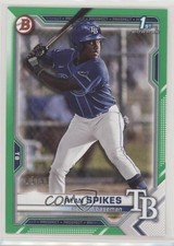 2021 Bowman Draft Green 3/99 Ryan Spikes #BD-63 0x1