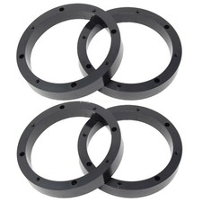 2 Pairs 6-1/2" Car Door Speaker Spacer Adapter Subwoofer Custom Mounting Rings