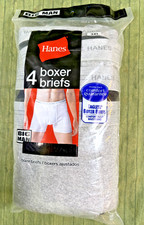 HANES Big Man Tagless Boxer Briefs  3XL  Pack of 4 