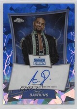 2025 Topps Chrome WWE Sapphire Edition Blue Brand Angelo Dawkins Auto 05jo
