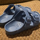 Birkenstock Arizona EVA Kids Blue Two-Strap Buckle Slide Sandals EU 28 US 10 — photo 7