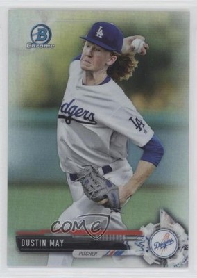 2017 Bowman Chrome Prospects Refractor 57/499 Dustin May #BCP21 08vm