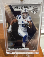 Panini 2020 Mosaic NFL Debut Jonathan Taylor #276 Rookie Base Colts Card. rookie card picture