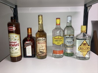 Mega Alkohol Paket Gin Rum Cointreau Bacardi Captain Morgan Hausbar Cocktail Set