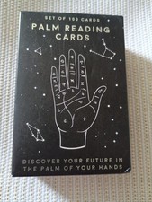 Palm Reading Cards 100 Card Kit In Box Learn The Art Of Palm Reading Palmistry