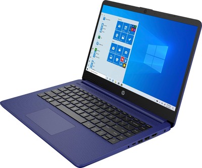 HP 14'' (64GB SSD, Intel Celeron N, 1.1 GHz, 4GB) Laptop - Indigo Blue 