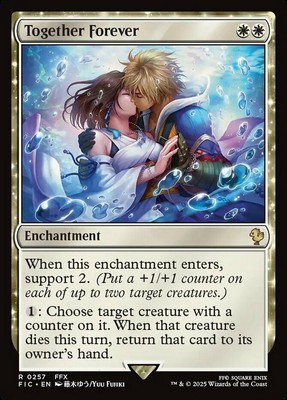 x1 Together Forever R MTG Commander: Final Fantasy M/NM, English