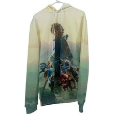 The Legend of Zelda Hoodie Adult 3D Printed Link Breath of the Wild Size L