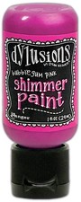Dylusions Shimmer Paint 1oz-Bubblegum Pink