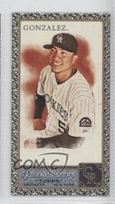 2011 Topps Allen & Ginter's Mini Black Border Carlos Gonzalez #1 0g4