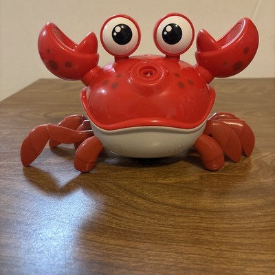 Play Day Dancing Crab Bubble Machine Toy   New in Box w/ Bubbles