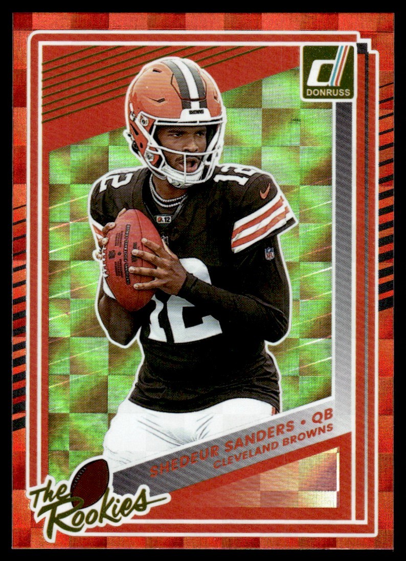 2025 Donruss The Rookies Shedeur Sanders Rookie Cleveland Browns #5