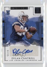2018 Panini Impeccable Rookie Auto 57/75 Dylan Cantrell #183 Auto 4g8