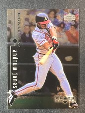 1999 Upper Deck Black Diamond Andruw Jones #10 - 50% off 5 or more under $5
