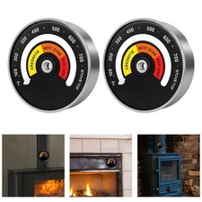 Per Stufa Montaggio Tubo Forno Termometro Stufa Termometro Corpo Lega Alluminio